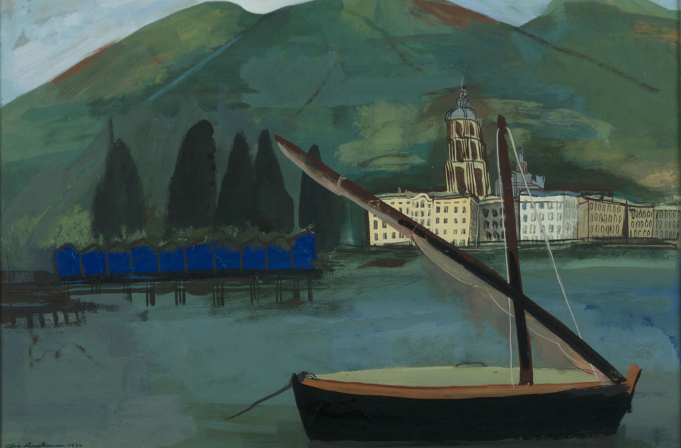 Феликс Нуссбаум. "Побережье в Рапалло, 1934"