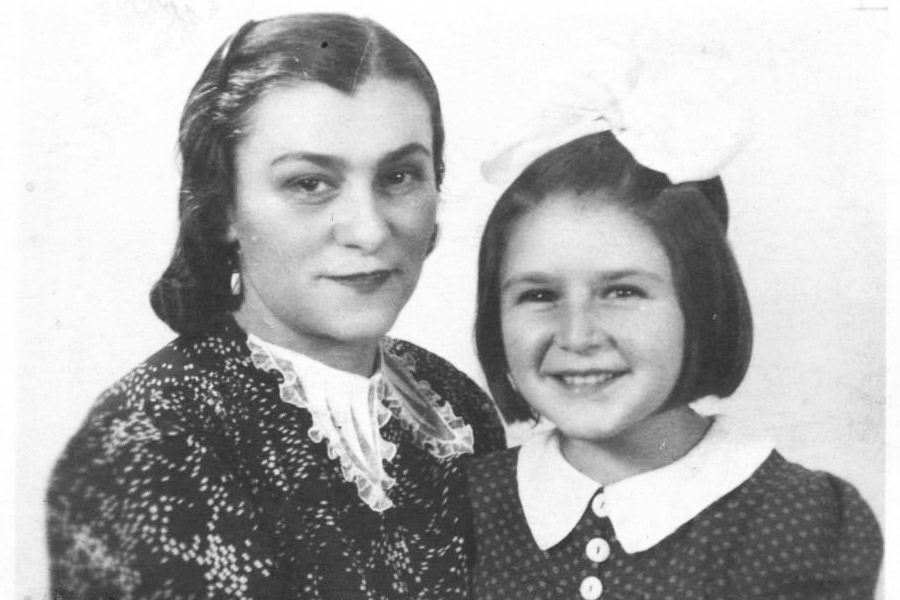Roma Robak (on the right) in the home