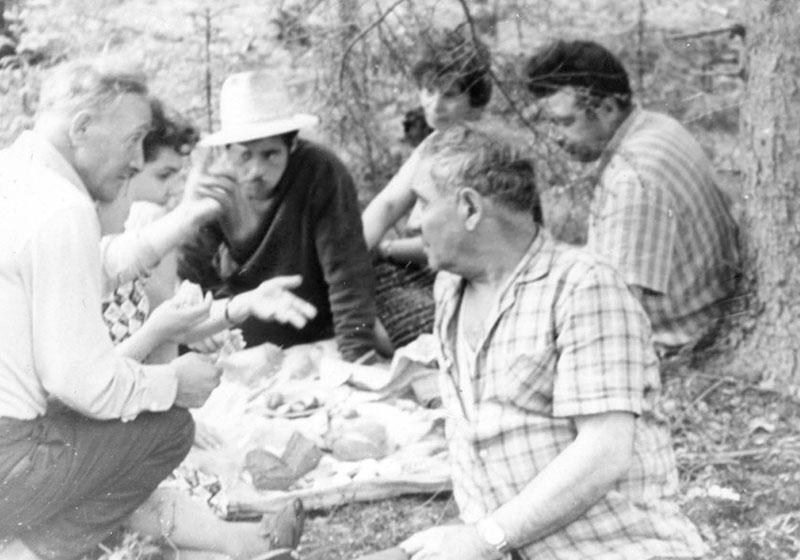 Partisans in Zorin's unit, Belarus.  Photographed after the war