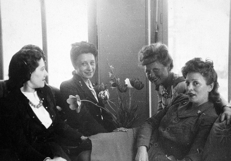 In the kitchen at the Spanish Consulate in Saint Etienne, France, 1943-4