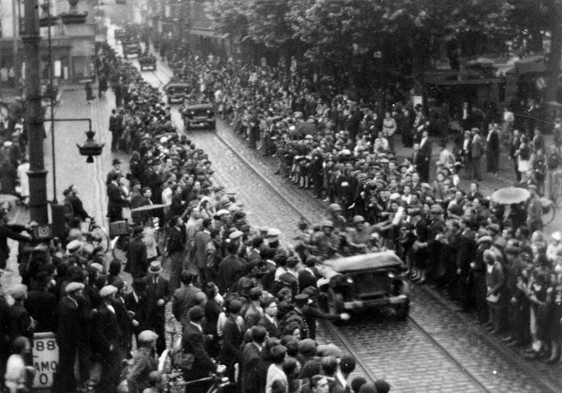 Liberation day in Saint-Etienne, France, 1944