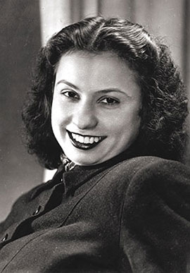 Mia Guttmann, eine der Gerettenen