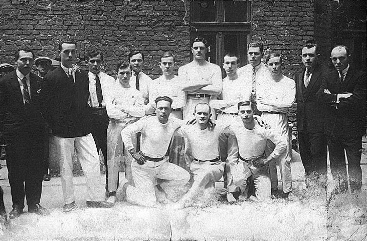 "Hakoach" Będzin's first athletics team. Poland, early 1920s