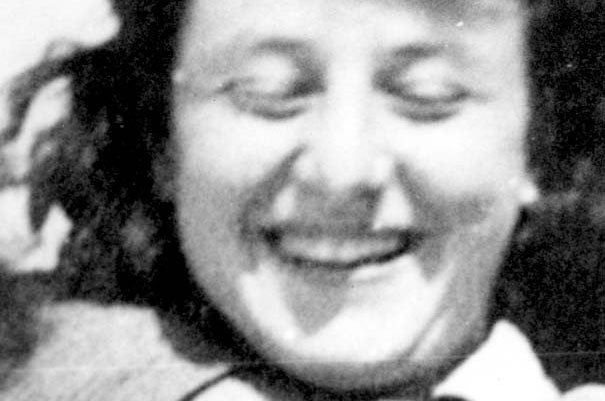 Ruth Bondy at a pioneer training camp, 1947