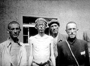 Camp prisoners after the liberation – Buchenwald, Germany, 12.4.45