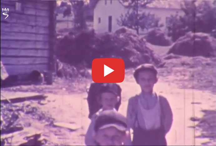 Rare Color Footage Depicting Jewish Life in the Shtetl Before the Holocaust