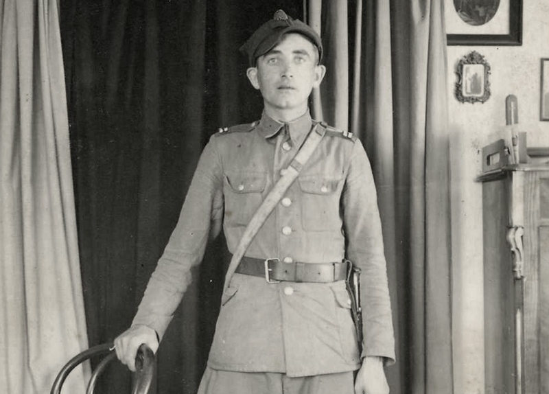Moshe Storchan in his Polish military uniform