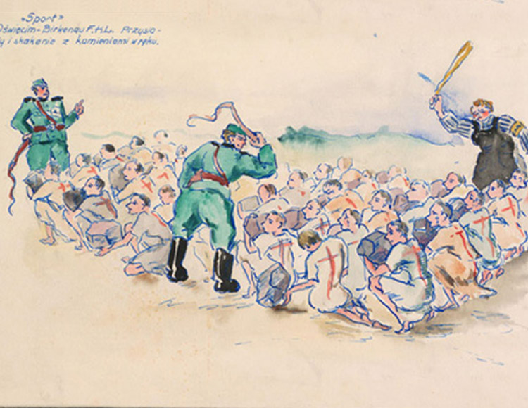 מתוך האלבום "מחנה המוות אושוויץ", 1945. זופיה רוזנשטראוך