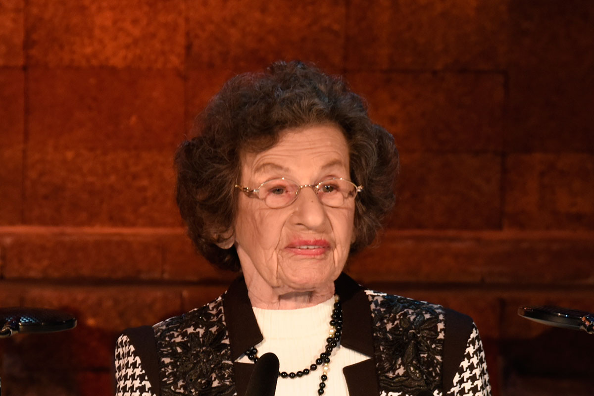 Roza Bloch s'exprime au nom des rescapés
