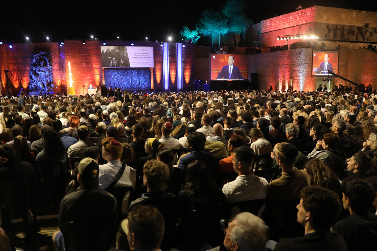 The audience during the ceremony
