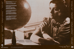 Berlín, Alemania. Mujer mira el globo terráqueo – Hacia dónde. 
Archivo fotográfico de Yad Vashem
"Y la historia no terminó así…" Yad Vashem, 1999.
