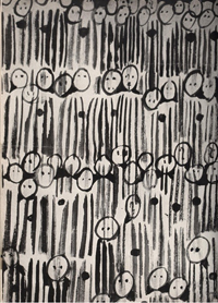 Nuestras biografías
Józef Szajna
Lápiz y tinta
29.8 x 34 cm.
(c) Lukasz Szajna
Museo de Auschwitz