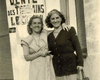 Andrée Geulen (izq.) con Ida Sterno (der.) - su
compañera judía en el CDJ durante la ocupación
Archivo fotográfico de Yad Vashem