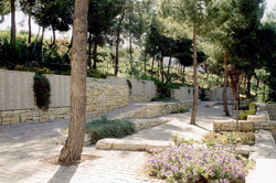El Jardín de los Justos 
en Yad Vashem, Jerusalén.