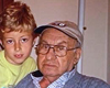 Con su nieto David, 2006
Archivo privado