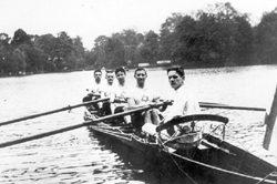 Deportistas judíos del Movimiento Juvenil "Hapoel", Hamburgo, Alemania.
Archivo fotográfico de Yad Vashem