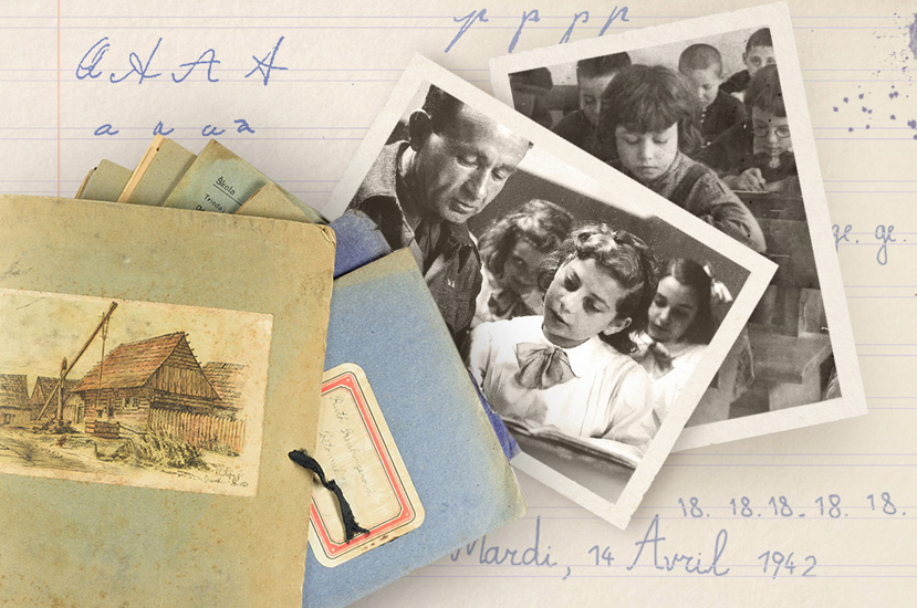 Sur les bancs de l'école – En provenance des collections de Yad Vashem