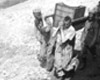 Плашов, Польша, 1943. Заключенные лагеря на принудительных работах.