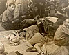 Вена, Австрия, 1946. Еврейские беженцы в "доме Ротшильда".