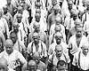 Дахау, Германия, 28/06/1938. Политические заключенные на построении.
