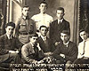 Пинск, Белоруссия (тогда Польша). Члены "Маккаби", еврейского объединения гимнастики и спорта.