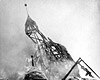 Зиген, Германия, 10/11/1938. "Хрустальная ночь", горящая синагога.