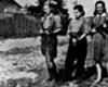Вильнюс, Литва. Партизанки Зельда Таргер, Рейзл Карчок и Витка Кемфнер.