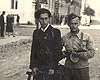 Йонискис, Литва. Командир партизанского отряда Абба Ковнер и партизан Шмерке Качергинский.