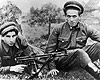 Польша. Еврейские партизаны в лесу в окрестностях Белостока.