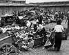 Аушвиц-Биркенау, Польша. Сортировка личных вещей новоприбывшых.