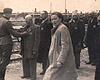 Аушвиц-Биркенау, Польша. Гиза Лайтебс из Будапешта, во время селекции.