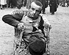 Аушвиц-Биркенау, Польша. Молодой инвалид, признанный непригодным к работе, после селекции.