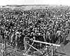 Майданек, Польша, 22/07/1944. Освобожденные заключенные лагеря.