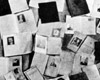 Майданек, Польша, июль 1944, после освобождения. Удостоверения личности жертв лагеря.
