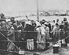 Польша. Цыгане за колючей проволокой.