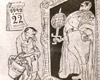 СССР, 22.06.1942. Карикатура на Гитлера, после поражения в Сталинграде.